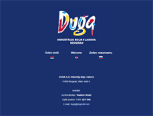 Tablet Screenshot of duga-ibl.com